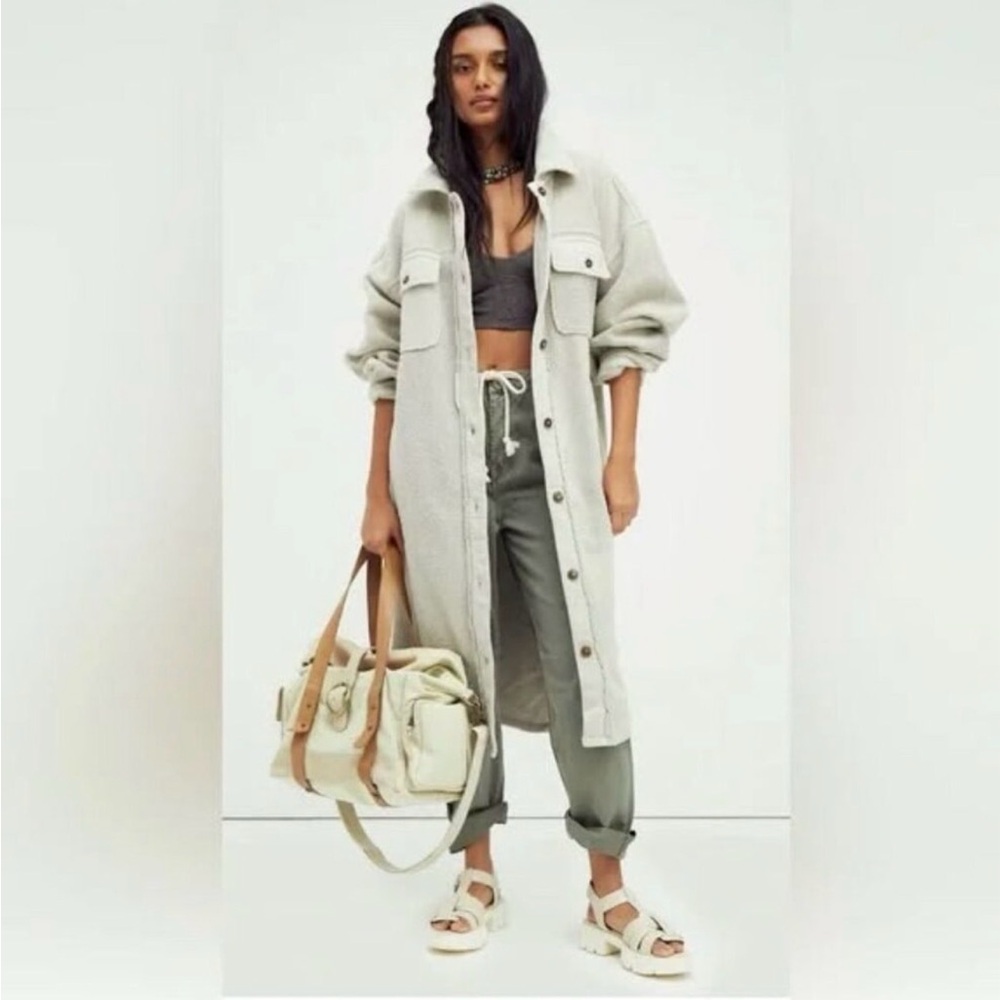 Free People Long Ruby Shacket